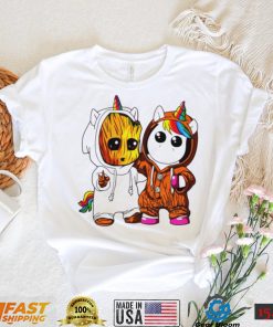 Baby Groot and Unicorn I am Groot shirt