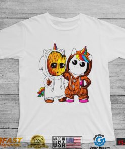 Baby Groot and Unicorn I am Groot shirt