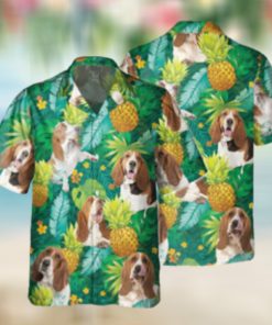 Basset Hound Dog Hawaiian Shir