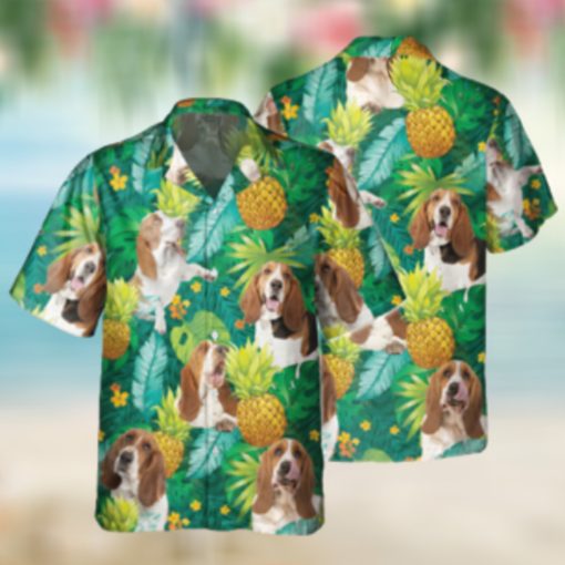 Basset Hound Dog Hawaiian Shir