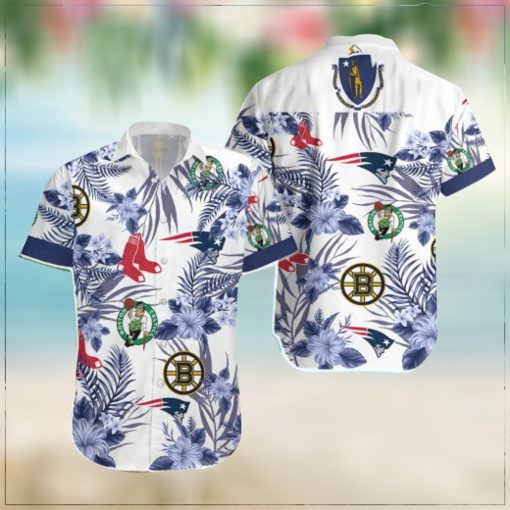 Boston Celtics Nba Tropical Hawaiian Shirt