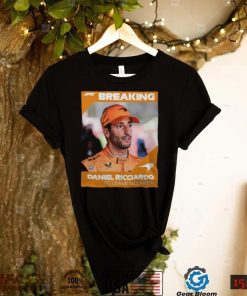 Breaking daniel ricciardo to leave mcclaren champions golf T shirt