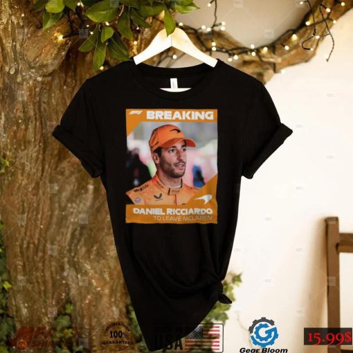 Breaking daniel ricciardo to leave mcclaren champions golf T shirt