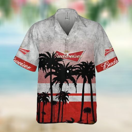 Budweiser Beer All Over Print Hawaiian Shirt