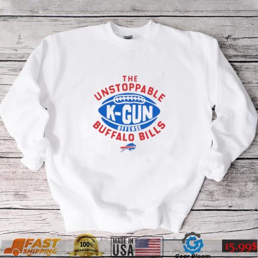 Buffalo Bills The Unstoppable K Gun offense logo shirt