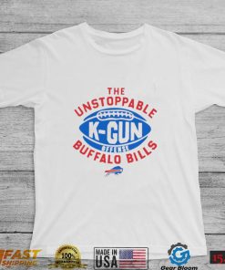 Buffalo Bills The Unstoppable K Gun offense logo shirt