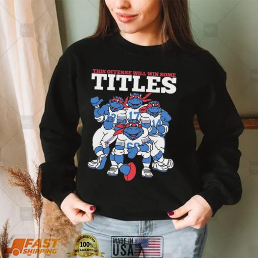 Buffalo Bills X Teenage Mutant Ninja Turtles This Offense Will Win Some Titles Shirt