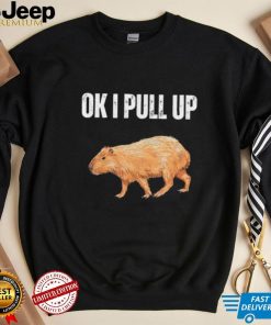 Ok I pull up capybara capybara meme ok I pull up shirt