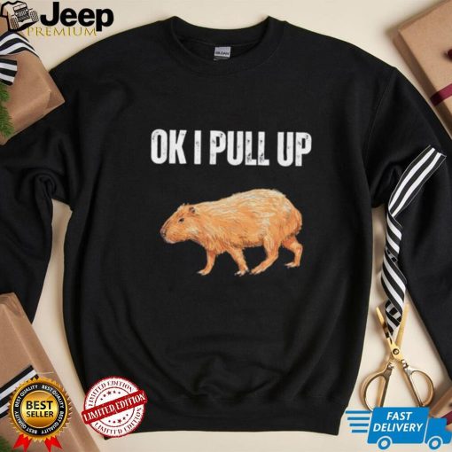 Ok I pull up capybara capybara meme ok I pull up shirt