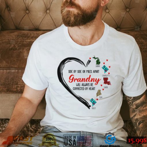 Caketomook Always Be Connected By Heart   Grandny T Shirt