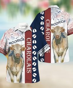 Charolais In Moorica Hawaiian Shirt Best Animal Lovers Hawaiian Shirt