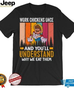Chicken Farm Farming Farmhouse Funny Backyard Chicken Farmer T Shirt