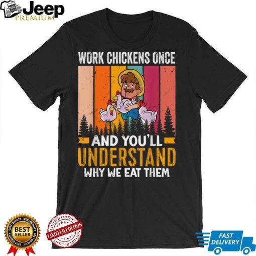 Chicken Farm Farming Farmhouse Funny Backyard Chicken Farmer T Shirt