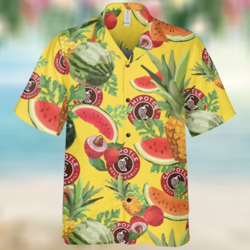 Chipotle Hawaiian Aloha Beach Shirt