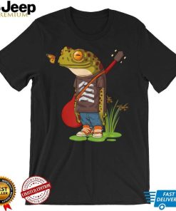 Cottagecore Musician Frog With Guitar Countrycore T Shirt