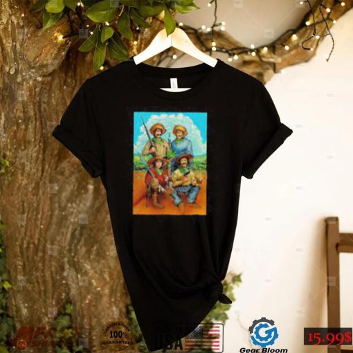 Cowboys with Weed art shirt