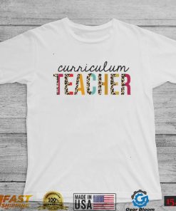 Curriculum Teacher Leopard Print Funny Teaching Appreciation T Shirt