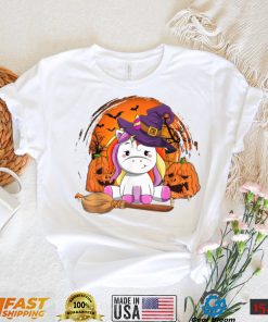 Cute Unicorn Pumpkin Halloween Thanksgiving Halloween Gifts T Shirt