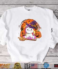 Cute Unicorn Pumpkin Halloween Thanksgiving Halloween Gifts T Shirt