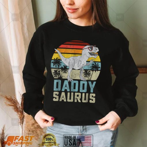 Daddysaurus T Rex Dinosaur Daddy Saurus Family Matching T Shirt