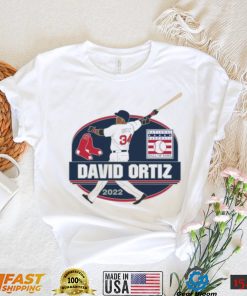 David Ortiz Boston Red Sox Baseball Hall of Fame 2022 Induction Shirt