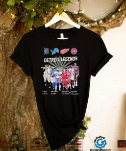 Detroit Legends Sports Teams Players Signatures Shirt