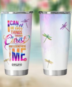 Dragonfly Faith Personalized DNR0211018 Stainless Steel Tumbler