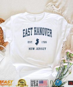 East Hanover New Jersey NJ Vintage Athletic Navy Sports Desi T Shirt