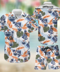 Edmonton Oilers Tropical Pattern Full Print Hawaii Shirt