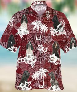 English Cocker Spaniel Red Hawaiian Shirt, Gift For Dog Lover Shirts