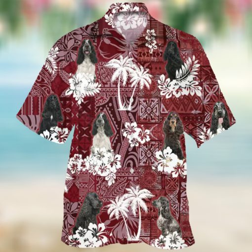 English Cocker Spaniel Red Hawaiian Shirt, Gift For Dog Lover Shirts