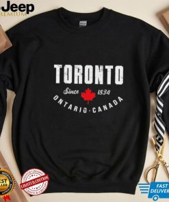 Retro toronto ontario 1834 pride canadian maple leaf Canada shirt