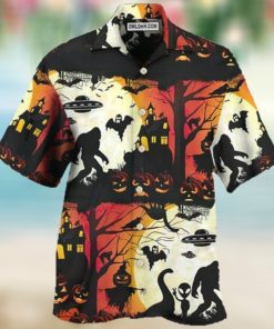 Amazing Halloween Hawaiian With Dinosaur Shirts