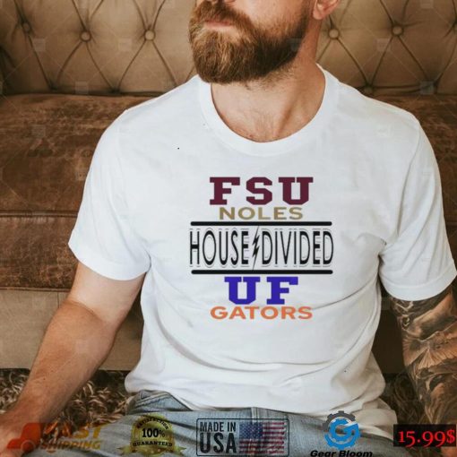 FSU Noles House Divided UF Gator Shirt