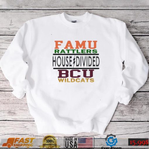 Famu Rattlers House Divided BCU Wildcats Shirt