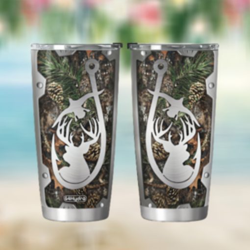 Fishing Hunting Metal Style PYZ1212010 Stainless Steel Tumbler