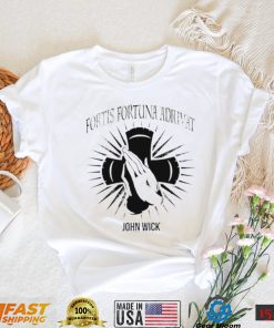 Fortis Fortuna Adiuvat John Wick cross shirt