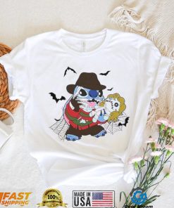 Freddy Krueger Stitch Halloween shirt