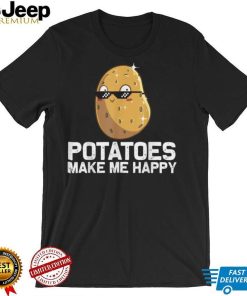 Funny Potato Art For Men Women Kawaii Potato I Love Potatoes T Shirt