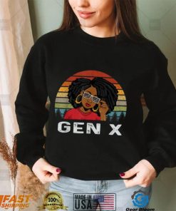 Gen X Melanin African American Black Generation X T Shirt