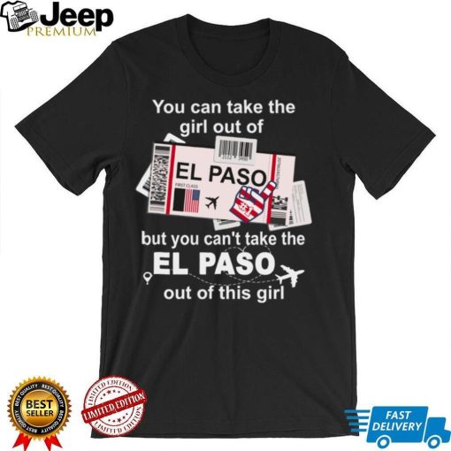 Girl from El Paso Boarding Pass Flight Ticket El Paso Pullover Hoodie