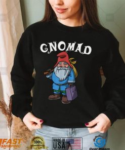 Gnomad Travel Gnome Adventure Vacation Nomad T Shirt