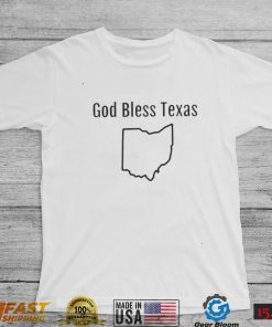 God bless Texas map shirt