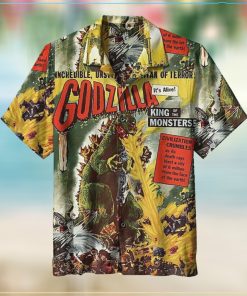 Godzilla King Of Monsters Unisex Hawaiian Beach Shirt