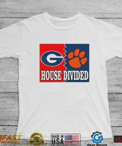 Green Bay Packers Vs Clemson Tigers House Divided Shirt
