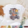 Funny Halloween Skeleton Monster Truck Kids Boys Toddler T Shirt