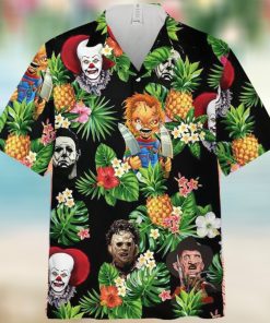 Halloween Horror Serial Killers Tropical Unisex Hawaiian Shirt