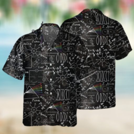 Hand Drawn Physics Doodles Formulas Science Knowledge Hawaii Shirt