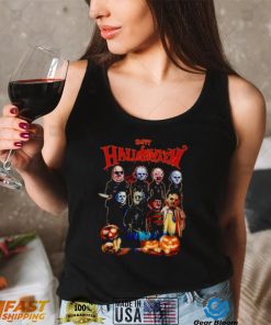 Happy Halloween Horror characters movie shirt