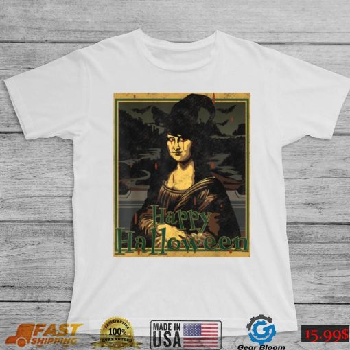 Happy Monalisa Halloween T Shirt